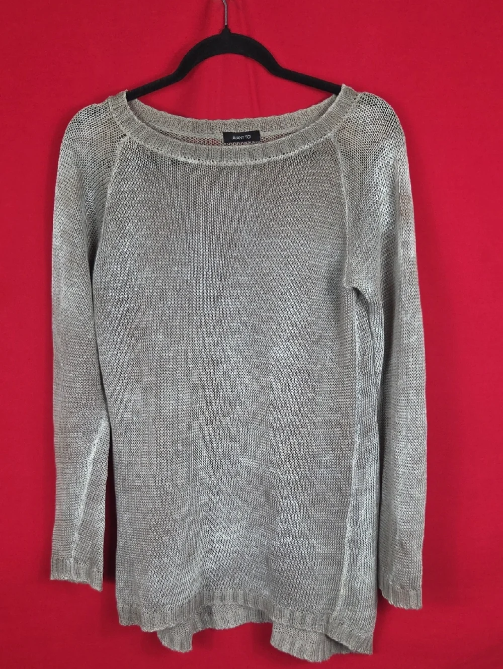 AVANT TOI Linen Sweater Tan Womens Size XS